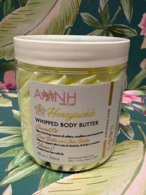 Aminnah Honeysuckle Whipped Body Butter 8oz New